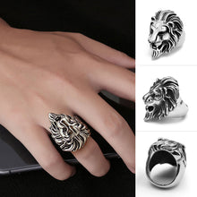 Laden Sie das Bild in den Galerie-Viewer, Modischer Herrschsüchtiger Löwenkopfring