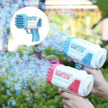 Laden Sie das Bild in den Galerie-Viewer, Verbesserte Seifenblasenmaschine mit bunten Lichtern