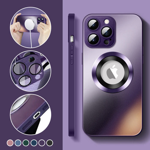 Magnetische iPhone-Hülle aus mattiertem Glas
