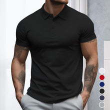 Laden Sie das Bild in den Galerie-Viewer, Einfarbiges Herren-T-Shirt