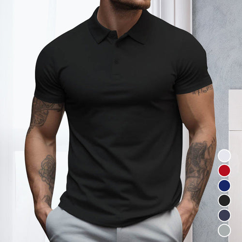 Einfarbiges Herren-T-Shirt