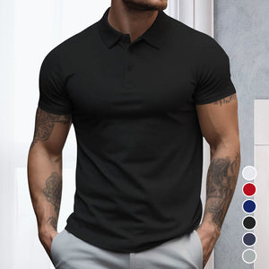 Einfarbiges Herren-T-Shirt