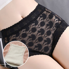 Laden Sie das Bild in den Galerie-Viewer, Spitzenhöschen mit hoher Taille für Damen
