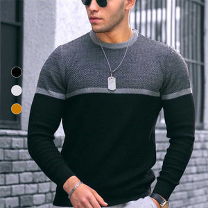 Lässiger Pullover mit Rundhalsausschnitt