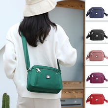 Laden Sie das Bild in den Galerie-Viewer, Modische einfache einfarbige Umhängetasche aus Nylon