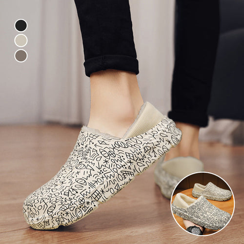 Warme Plüsch-Baumwollschuhe für Herren