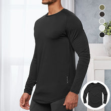 Laden Sie das Bild in den Galerie-Viewer, Langärmliges Sport-T-Shirt für Herren