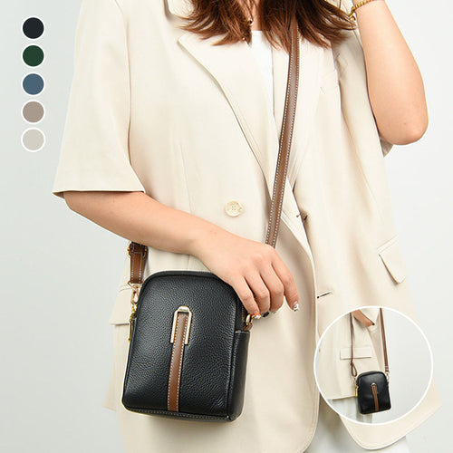 Neue Handytasche aus Leder mit Litschimuster