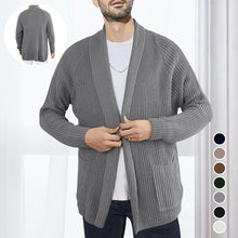 Laden Sie das Bild in den Galerie-Viewer, Einfache Tasche Herren Strickjacke