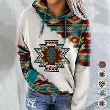 Laden Sie das Bild in den Galerie-Viewer, Damen Sweatshirt mit ethnischem Aufdruck