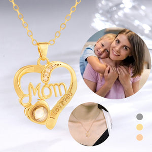 ,,Ich liebe dich Mama Liebe Herz" Halskette