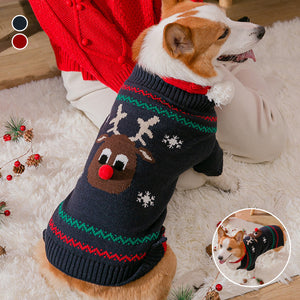 Warme Weihnachtskleidung für Haustiere