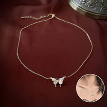 Laden Sie das Bild in den Galerie-Viewer, Magnetische Schmetterling Patchwork-Halskette