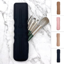 Laden Sie das Bild in den Galerie-Viewer, Aufbewahrungstasche für Make-up-Pinsel aus Silikon