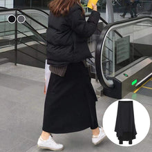 Laden Sie das Bild in den Galerie-Viewer, Unregelmäßiger Zweiteiliger Verdickter Rock für Damen