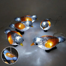 Laden Sie das Bild in den Galerie-Viewer, Solar-LED-Vogelform-dekoratives Licht