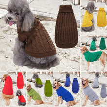 Laden Sie das Bild in den Galerie-Viewer, Haustier Winter Zopfmuster Strickpullover