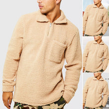 Laden Sie das Bild in den Galerie-Viewer, Lockerer Plüsch-Pullover mit stehkragen