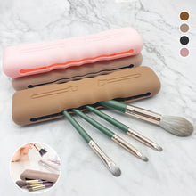 Laden Sie das Bild in den Galerie-Viewer, Aufbewahrungstasche für Make-up-Pinsel aus Silikon