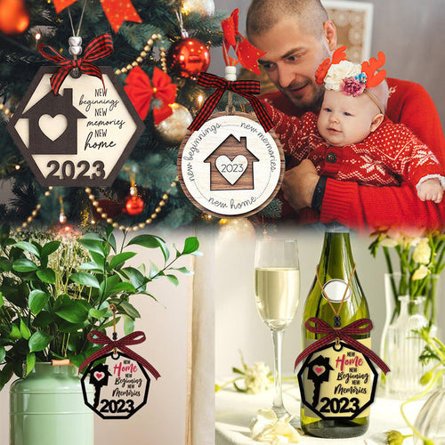 Neues Zuhause-Ornament, Weihnachtsfeiertage 2023/2024