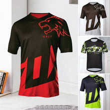 Laden Sie das Bild in den Galerie-Viewer, Cooles Radsport T-Shirt mit Wolfgrafik