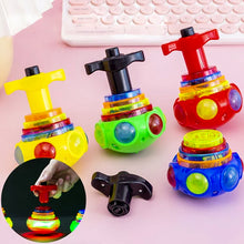 Laden Sie das Bild in den Galerie-Viewer, Glitzer UFO Musik Glänzendes KreiselSpielzeug