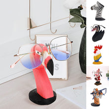 Laden Sie das Bild in den Galerie-Viewer, 3D Tier-Brillenständer Aus Holz