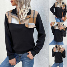 Laden Sie das Bild in den Galerie-Viewer, Retro-Patchwork-Pullover