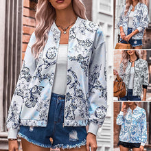 Laden Sie das Bild in den Galerie-Viewer, Modische Bedruckte Jacke