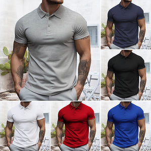 Einfarbiges Herren-T-Shirt