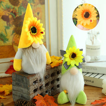 Laden Sie das Bild in den Galerie-Viewer, Sunflower Rudolph Faceless Dwarf Dolls