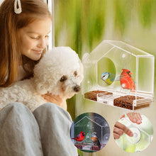 Laden Sie das Bild in den Galerie-Viewer, Fenster Vogelhaus Futterspender