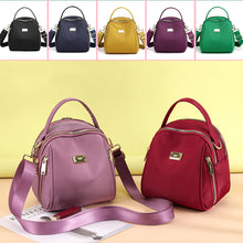 Laden Sie das Bild in den Galerie-Viewer, Damen leichter modischer Rucksack aus Nylon