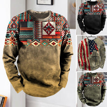 Laden Sie das Bild in den Galerie-Viewer, Sweatshirt mit Rundhalsausschnitt und Digitaldruck