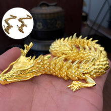 Laden Sie das Bild in den Galerie-Viewer, Golddrache mit beweglichen Gelenken