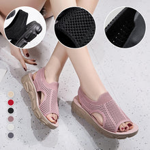 Laden Sie das Bild in den Galerie-Viewer, Geflochtene Sommersandalen für Damen