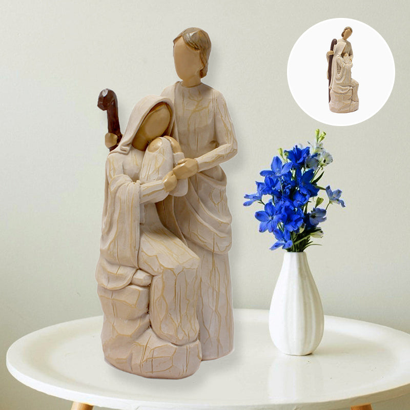 Jesus Familie Tischdekoration aus Harz