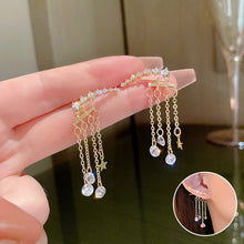 Laden Sie das Bild in den Galerie-Viewer, Stilvolle Ohrringe mit Sternfransen