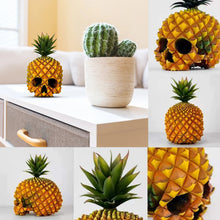 Laden Sie das Bild in den Galerie-Viewer, Kreative Ananas-Schädelverzierung aus Kunstharz
