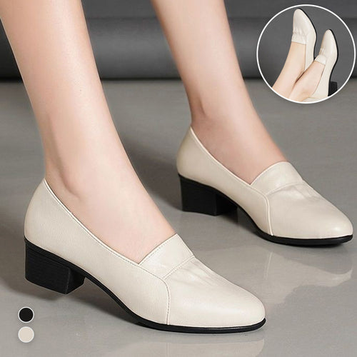 Rutschfeste Lederschuhe Mit Weicher Sohle Für Damen