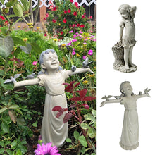 Laden Sie das Bild in den Galerie-Viewer, Kreative Gartenmädchen-Statue