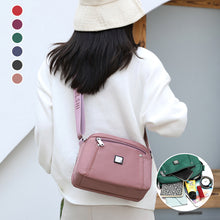 Laden Sie das Bild in den Galerie-Viewer, Modische einfache einfarbige Umhängetasche aus Nylon