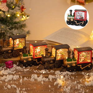 Weihnachtskristall-Schneezuglicht