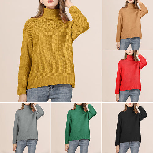 Pendler-Rollkragenpullover für Damen