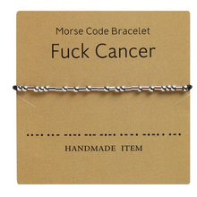 Laden Sie das Bild in den Galerie-Viewer, Paar Armband mit Morsecode