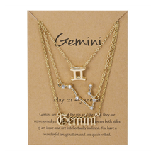 Laden Sie das Bild in den Galerie-Viewer, Sternzeichen Drei-Schicht-Halskette
