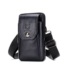 Laden Sie das Bild in den Galerie-Viewer, Handytasche Umhängetasche Gürteltasche aus Leder für Herren