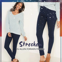 Laden Sie das Bild in den Galerie-Viewer, Doppelte Fleece-Thermo Jeans Hose