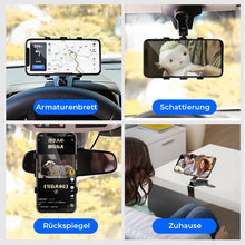 Laden Sie das Bild in den Galerie-Viewer, Auto drehbarer Armaturenbrett-Clip-Handyhalter