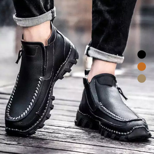 Weiche Atmungsaktive Werkzeugstiefel mit Reißverschluss für Herren